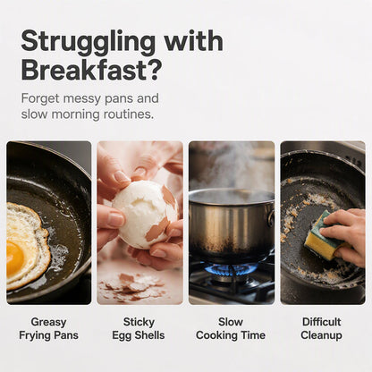 ⚡ 2026 BESTSELLER 🥳 Microwave Egg Poacher – Two-Egg Design, Non-Stick Surface & Easy to Clean. Uses Less Oil Than Frying – Stock Up & Save Today! 🏠