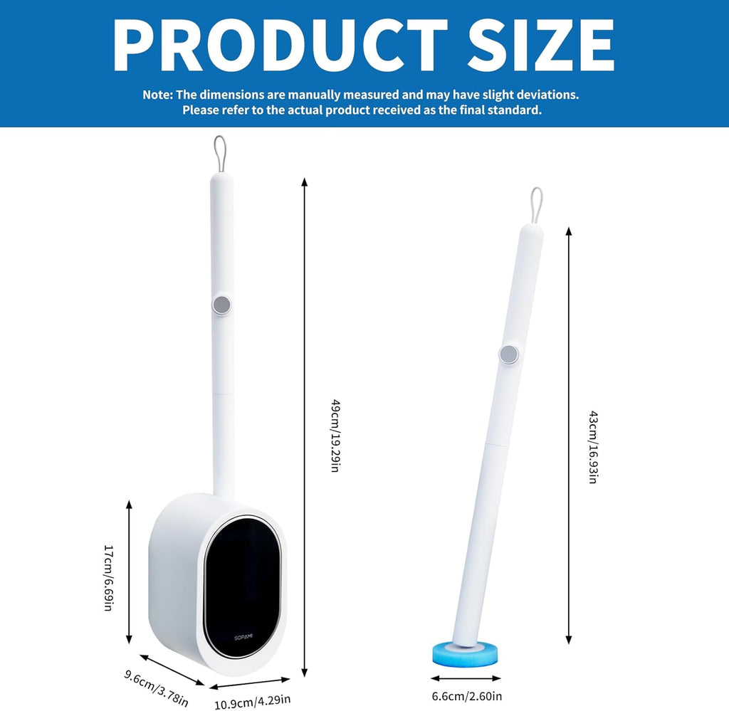 Freshness in One Click: Disposable Toilet Scrubber Kit