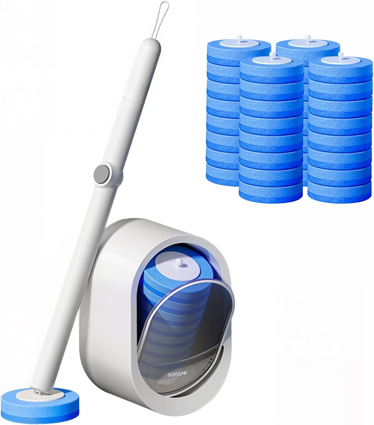 Freshness in One Click: Disposable Toilet Scrubber Kit